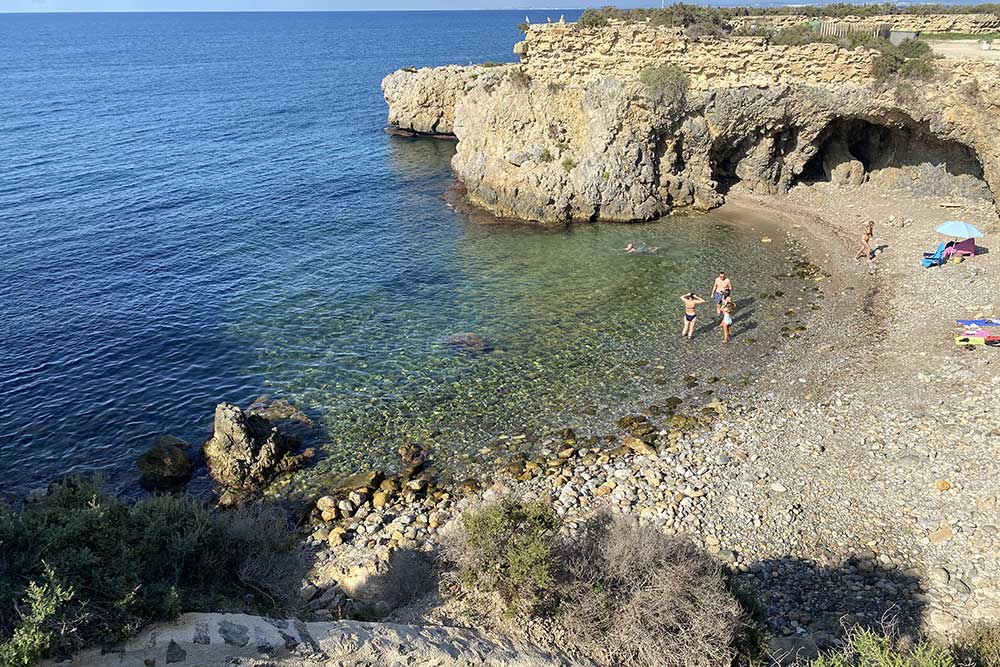 Cala dels Birros en Tabarca