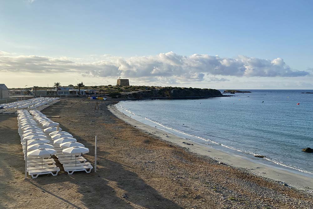 Playa principal de Tabarca