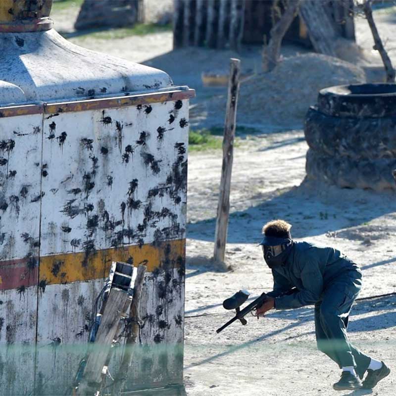 Participante de partida Paintball en Parking Lo rufete