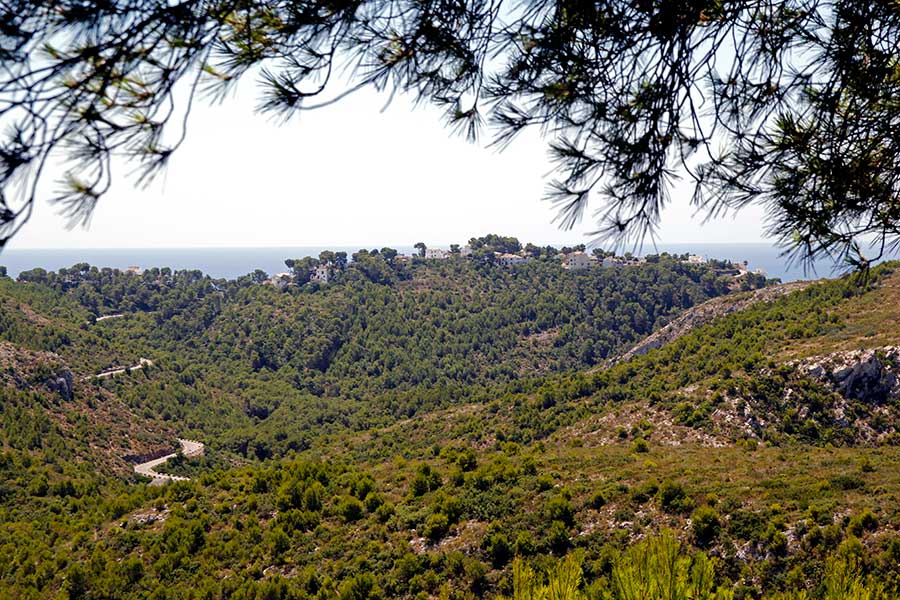Parque forestal de La Granadella en Jávea