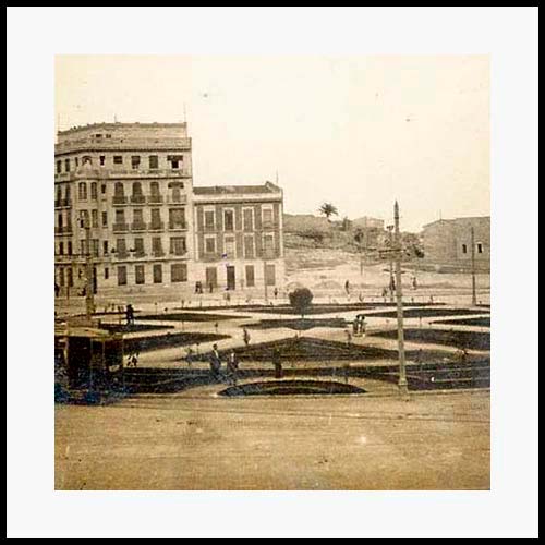 Plaza de los Luceros a principio del S.XX