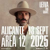 Cartel Leiva concierto Alicante 2025