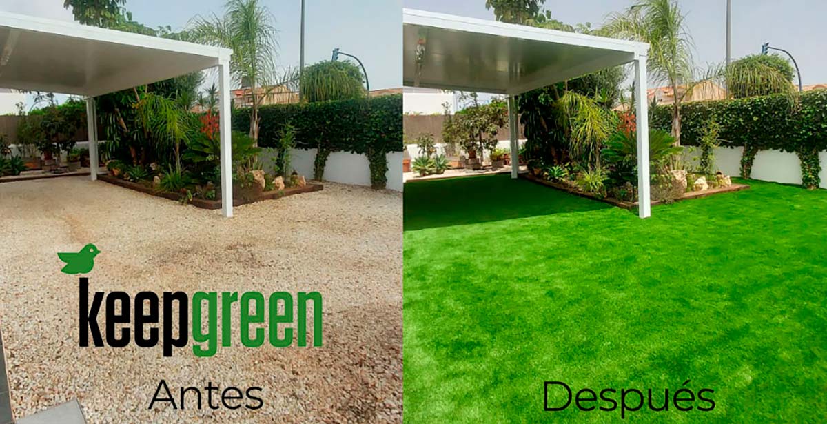 Instalación de cesped artificial en Alicante