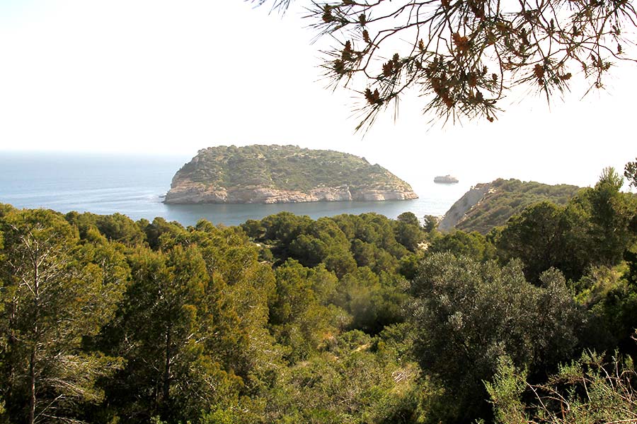 Vistas desde el mirador del Portitxol Jávea