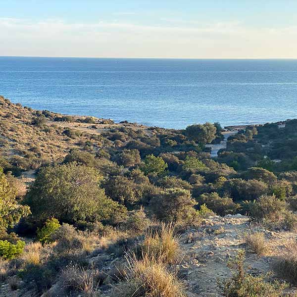 Cala Cantalar en el Cabo de la Huerta