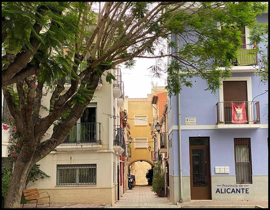 El barrio de la Santa Faz, calle del Barranquet