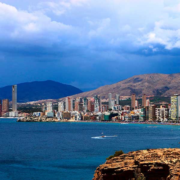 Vista general de Benidorm