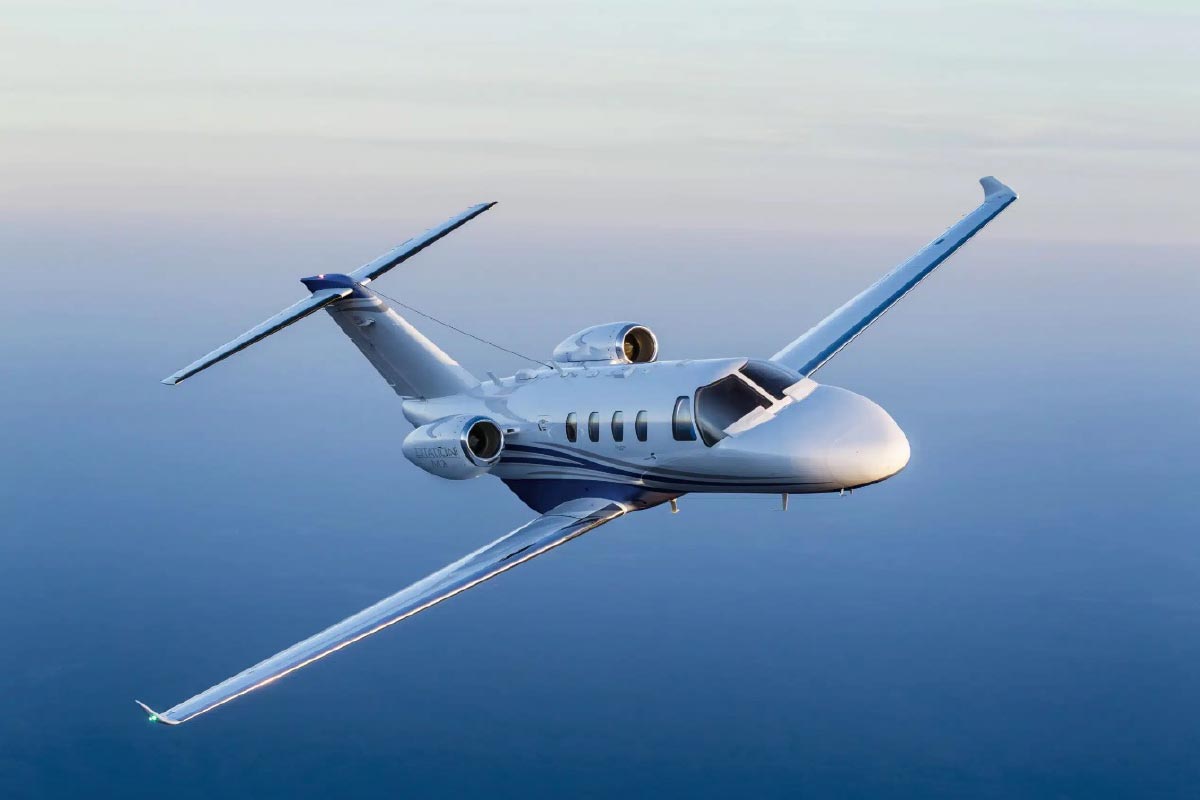 Imagen de una de las aeronaves de Aeroaffaires