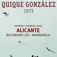 Quique gozález concierto Alicante