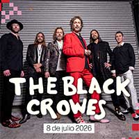 Cartel de The black crowes en Alicante