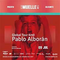 Cartel concierto en Alicante de Pablo Alborán